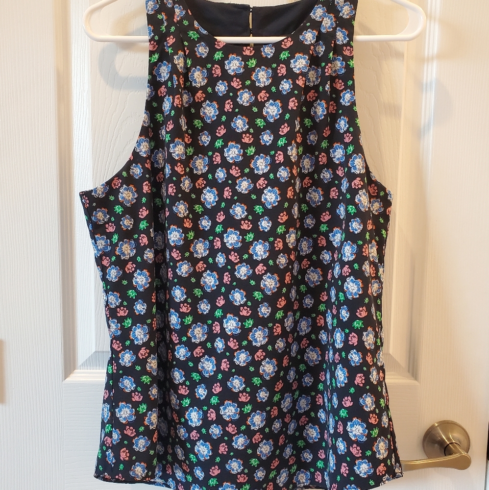 Banana Republic Floral Sleeveless Top/Tank